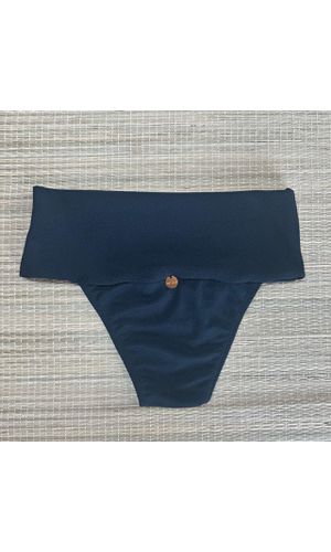 Hot Pants Pala Alta Preto Textura - DELLYUS