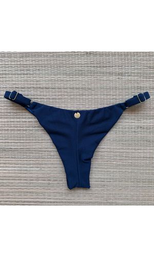 Tanga Fio em Dobra Com Regulagem Navy - DELLYUS