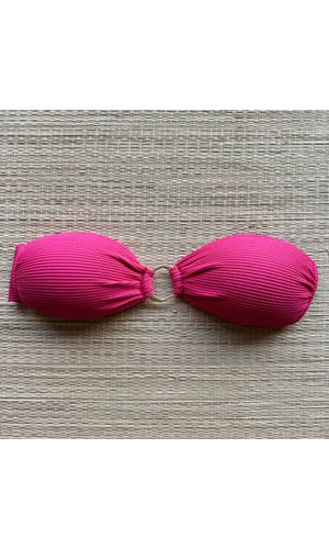Top Tomara que Caia Pink Texturizado - DELLYUS
