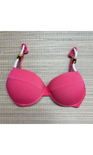 Top Meia Taça com detalhes Pitaya Textura - DELLYUS