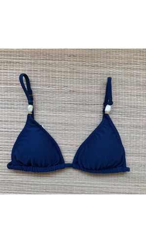 Top Cortininha detalhes Navy - DELLYUS