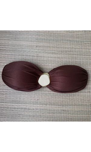 Top Tomara que Caia Cappuccino - DELLYUS