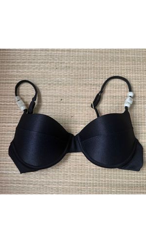 Top Meia Taça com alça com detalhes Onyx - DELLYUS