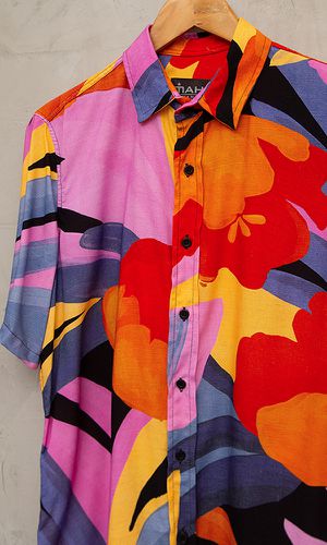 Camisa Estampada Unissex Caylin - MAHS