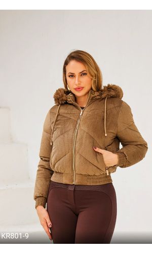Jaqueta puffer feminina