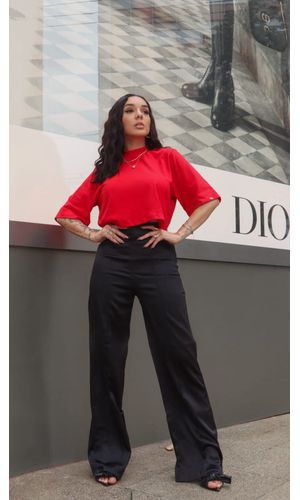 CROPPED GOLA ALTA MANGA 3/4
