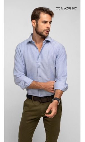 Camisa oxiforfine AZUL BIC