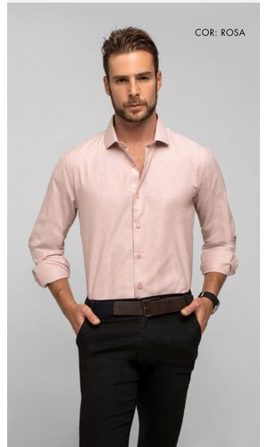 Camisa oxiforfine ROSA CLARO 