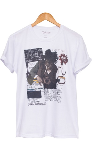 Camiseta Estampada Basquiat - MAHS