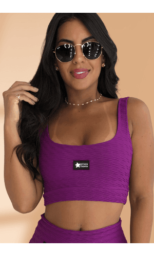 Top Fitness Oceanic Uva - Poliana Finzetto