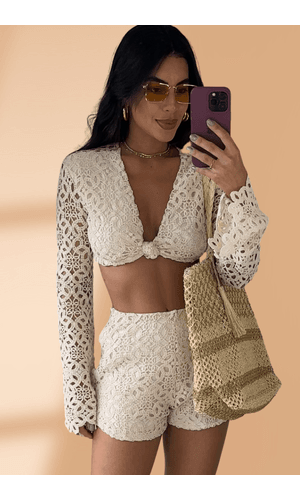 Conjunto Aloha - Poliana Finzetto