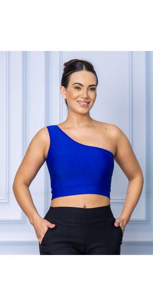 Cropped Suplex Mula Manca Azul Royal - Moda LLevo | Moda Fitness
