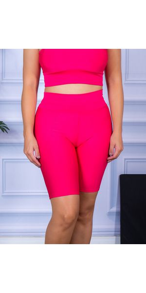 Bermuda Suplex Rosa Pink - Moda LLevo | Moda Fitness