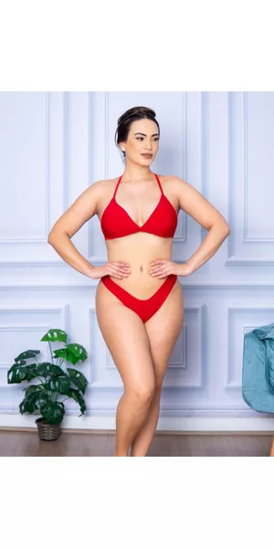Biquíni Asa Delta Vermelho - Moda LLevo | Moda Fitness