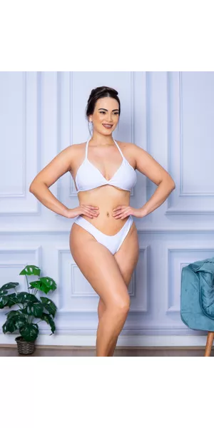 Biquíni Asa Delta Branco - Moda LLevo | Moda Fitness