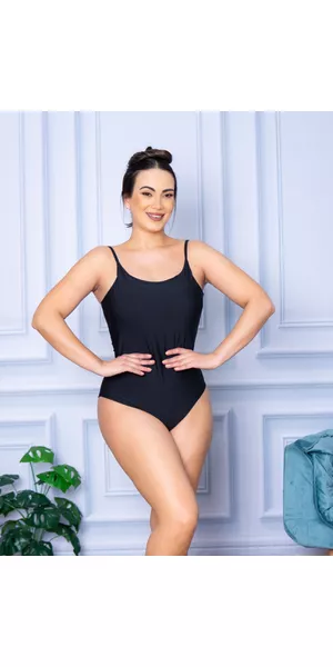 Body Feminino Alcinha Preto - Moda LLevo | Moda Fitness