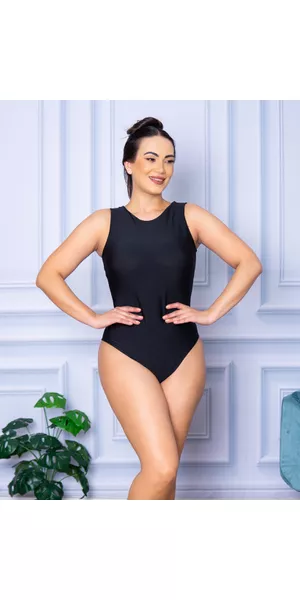 Body Feminino Regata Preto - Moda LLevo | Moda Fitness