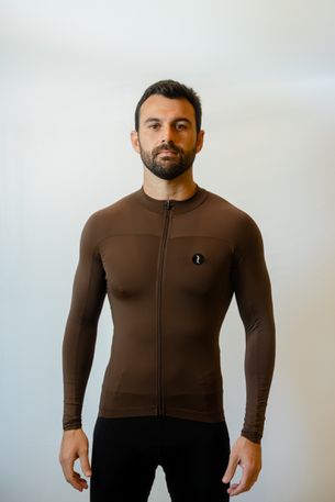 Jersey Redentor Soft Ml Mustache - Chocolate - PONYTAIL