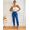 Calça Tieta Mom Jeans cintura alta - lavagem media