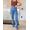 Calça Anita Wide Leg cintura média - Jeans medio