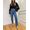 Calça Fiorella Jeans reta cintura alta - lavagem media