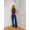 Calça Guta Wide Leg Cintura media - Jeans escuro