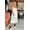 Vestido Malibu Midi Decote Degage Frente única Branco