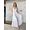 Vestido Viviane longo - Branco