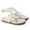 Papete Feminina Alessandra Sola Baixa Off White