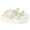 Sandalia Papete Sola Alta Lara Off White