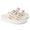 Sandalia Papete Sola Alta Isis Off White
