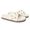 Sandalia Papete Sola Baixa Katia Off White