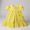 Vestido Evelin Bordado -amarelo 
