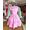 Vestido Lily com Blusa 2 peças Rosa