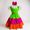 VESTIDO MELISSA TRICOLOR - VERDE