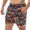 Shorts Masculino Praia Floral Color Black Beast