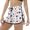 Shorts Feminino Praia Desenho Animado Black Beast