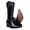 Bota Country Feminina Texana De Bico Fino Couro Cor Preta