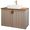 Armario Alure 80cm Com Cuba Mgm