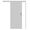 KIT PORTA DE CORRER MGM SOBREPOR BRANCA 215X70CM