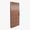 KIT PORTA MODELO CLM02 COM BATENTE AÇO MOGNO ESQUERDA 210X60