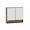 ESPELHEIRA MADEIRA 800 2 PORTAS COM NICHO COZIMAX