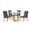 CONJUNTO MESA PEDRO COM 4 CADEIRAS GENOVA