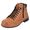 Bota Coturno Masculina em Couro Whisky Galway 923