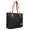 Bolsa Feminina Estilo Sacola Grande de Ombro Palha cor Preta - Gouveia Costa