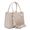Bolsa Luxo Feminina Palha Baú Alça de Mão e Transversal Marfim - Gouveia Costa