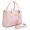 Bolsa Luxo Feminina Rosa Baú Alça de Mão e Transversal - Gouveia Costa 