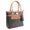 Bolsa Feminina Estilo Sacola Grande De Ombro estampada Preta - Gouveia Costa 