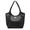 Bolsa Feminina Mônaco Estilo Sacola Grande De Ombro Croco Preta - Gouveia Costa