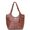 Bolsa Feminina Mônaco Estilo Sacola Grande De Ombro Croco Marrom - Gouveia Costa